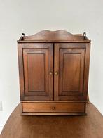 Vintage Wooden Wall Cabinet,  “Fauchon Paris” Marked, Ophalen