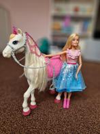 Barbie met paard prinses paard met geluid en bewegen, Kinderen en Baby's, Speelgoed | Poppen, Ophalen of Verzenden, Zo goed als nieuw