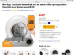 Zelf reinigende kattenbak, Dieren en Toebehoren, Ophalen, Zelfreinigend, Zo goed als nieuw, Open