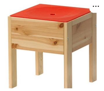 Vintage Ikea opbergkruk beschikbaar voor biedingen