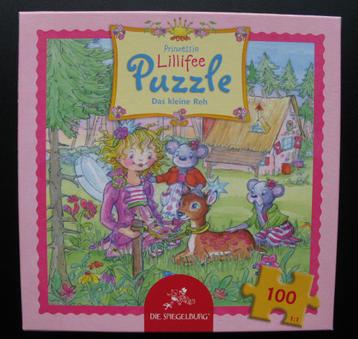 4-kant puzzel - Prinses Lillifee - 100 XL beschikbaar voor biedingen