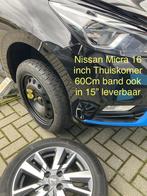 Reservewiel Thuiskomer NISSAN Micra Qashqai Juke Leaf <18", Auto-onderdelen, Ophanging en Onderstel, Gebruikt, Ophalen of Verzenden