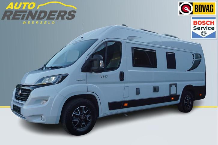 Chausson Twist V697 + Enkele bedden/ Lithium/ Trekhaak/ Airc, Caravans en Kamperen, Campers, Bedrijf, tot en met 3, Buscamper of Camperbus