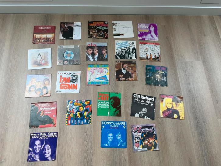 Verzameling vinyl singles (liefst in 1 koop) - 7 inch., Cd's en Dvd's, Vinyl Singles, Gebruikt, Single, Pop, 7 inch, Ophalen of Verzenden