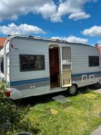 Caravan hobby prestige 495 ul met voortent en luifel, Caravans en Kamperen, Rondzit, Hobby, Frans bed, Bedrijf