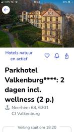 Overnachtingen 2 personen Valkenburg, Tickets en Kaartjes, Hotelbonnen, 1 overnachting, Twee personen