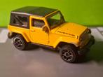 Majorette 224A - Jeep Wrangler Rubicon [geel] 1/60 1, Ophalen of Verzenden, Gebruikt, Auto