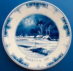 Kerstmis 1961 Porceleyne Fles 18cm (7) Sneeuwlandschap ster, Antiek en Kunst, Ophalen of Verzenden