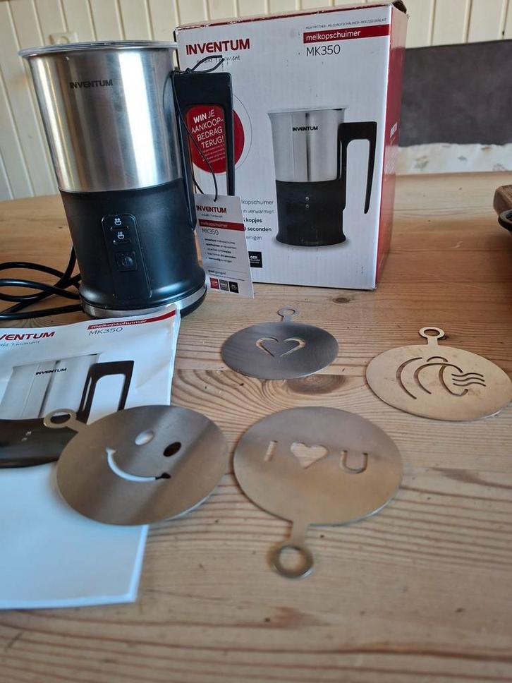 Inventum MK350 Melkopschuimer, Witgoed en Apparatuur, Melkopschuimers, Nieuw, Elektrische melkopschuimer, Ophalen of Verzenden