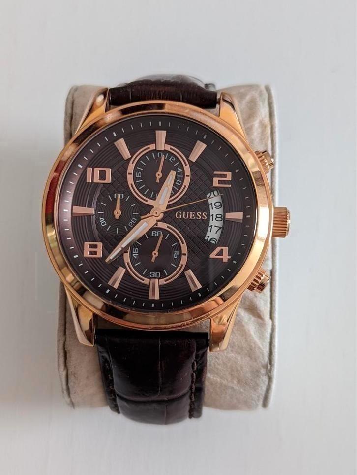 Guess W0076G4 Horloge Heren RVS Quartz | Als Nieuw, Sieraden, Tassen en Uiterlijk, Horloges | Antiek, Overige merken, Staal, 1960 of later