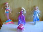 3barbie,s zeemirmin elsa met blauwe benen en laarzen en avon, Ophalen of Verzenden, Zo goed als nieuw, Barbie