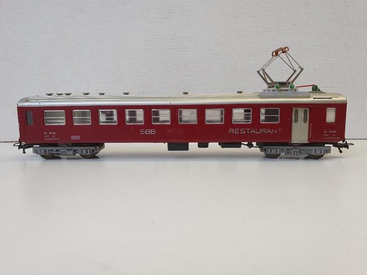 FLEISCHMANN H0 5131 Restauratie-rijtuig SBB CFF, Hobby en Vrije tijd, Modeltreinen | H0, Gebruikt, Wagon, Gelijkstroom, Fleischmann