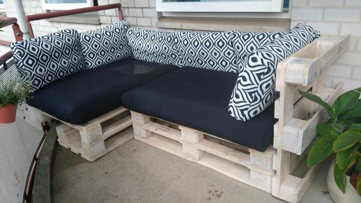 Prachtige, comfortabele en weerbestendige Palletkussens, Tuin en Terras, Tuinmeubel-accessoires, Zo goed als nieuw, Ophalen