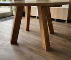 Ronde eiken tafel 150cm doorsnede, Huis en Inrichting, Tafels | Eettafels, Ophalen, Zo goed als nieuw, Rond, 100 tot 150 cm