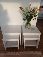 2 x Havsta bijzettafels Ikea, Huis en Inrichting, Tafels | Bijzettafels, Minder dan 55 cm, Gebruikt, Rond, Ophalen