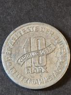 WW II Polen Lodz 10 Reichsmark 1943 "Getto Litzmannstadt"., Ophalen of Verzenden, Polen, Losse munt