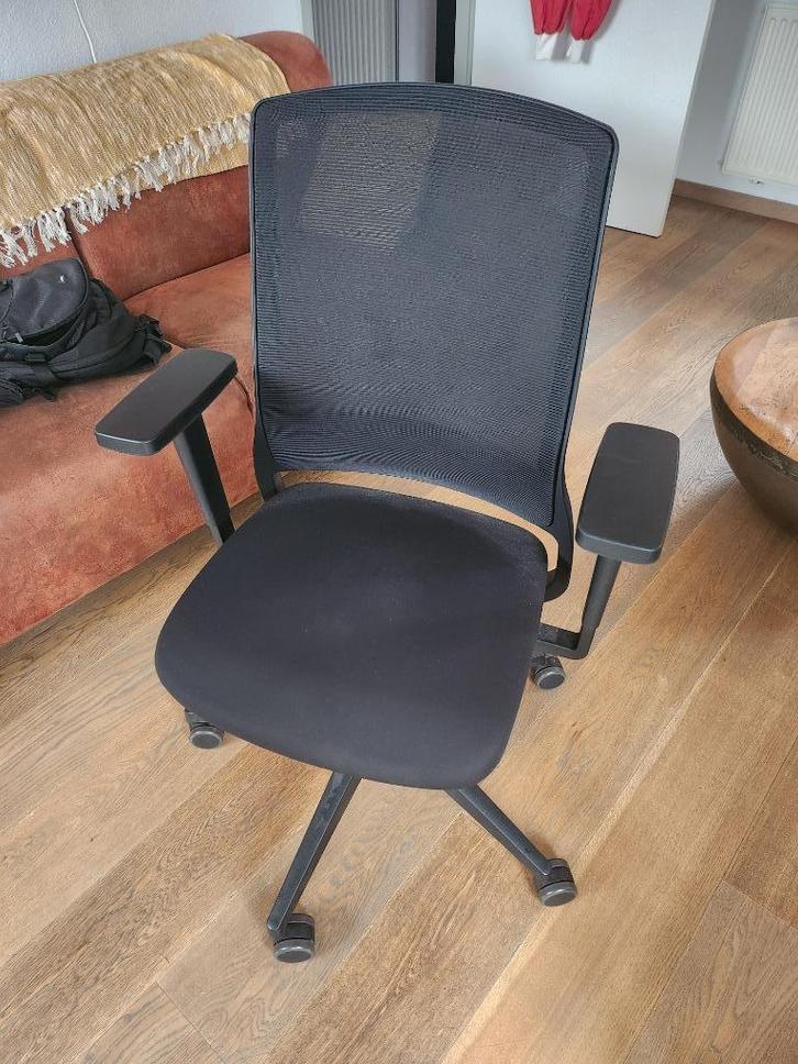 Bureaustoel Gispen Zinn Smart Zwart, Huis en Inrichting, Bureaustoelen, Zo goed als nieuw, Bureaustoel, Zwart, Ergonomisch, Ophalen
