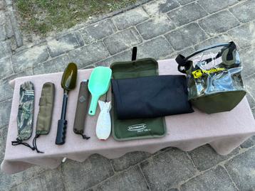 Voerschep, spomb, Ridgemonkey waterbucket, net float nash beschikbaar voor biedingen