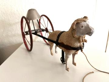 Antiek Trek Schaap met Bel, Eind 19e Eeuw beschikbaar voor biedingen