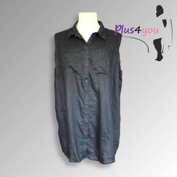 30413 Nieuw Zwart linnen lange blouse H&M mt XXXL/58  G27 beschikbaar voor biedingen