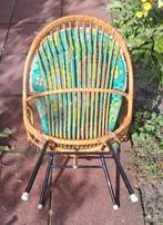 Vintage Rotan Stoel met Kussen, Ophalen