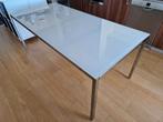 Ikea hoogglans tafel wit TORSBY 180 x 85 x 75, Huis en Inrichting, Tafels | Eettafels, Ophalen, 50 tot 100 cm, 150 tot 200 cm