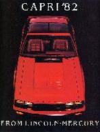 Mercury range, Sable of Capri brochure/auto folder '72 82 92, Ophalen of Verzenden, Zo goed als nieuw, Overige merken
