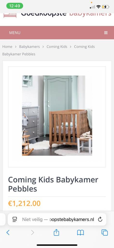 SPOED WEG: Coming Kids Babykamer -nooit gebruikt geweest!!, Kinderen en Baby's, Kinderkamer | Complete kinderkamers, Zo goed als nieuw