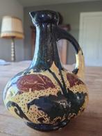 Vaas met 1 oor, Flora art Nouveau Decor., Antiek en Kunst, Antiek | Keramiek en Aardewerk, Ophalen