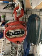 Tekoop loopkat en bijbehorende rail, Doe-het-zelf en Verbouw, Lieren en Takels, Ophalen of Verzenden, Gebruikt, Handmatig