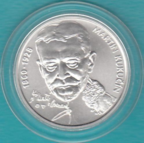 Slowakije 10 euro Birth of Martin Kukucin 2010 zilver BUNC, Postzegels en Munten, Munten | Europa | Euromunten, Losse munt, 10 euro