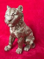 Groot goudkleurig tijger beeld 42 cm hoog, Verzamelen, Beelden en Beeldjes, Ophalen, Nieuw, Dier