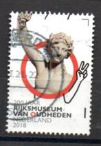 ‹(•¿•)› nl e0472 museum van oudheden, Postzegels en Munten, Postzegels | Nederland, Na 1940, Verzenden, Gestempeld