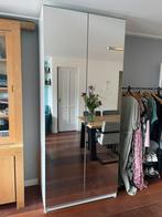 Ikea pax kast met spiegeldeuren, Huis en Inrichting, Kasten | Kledingkasten, Ophalen, Gebruikt, 200 cm of meer, 50 tot 100 cm