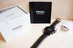 Heren Fossil FTW4026 Carlyle Gen 5 Smartwatch Bruin z.g.a.n., Zwart, Fossil, Ophalen of Verzenden, Zo goed als nieuw
