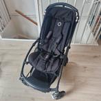Bugaboo Bee5 All Black + regenhoes & reistas, nette staat, Ophalen, Regenhoes