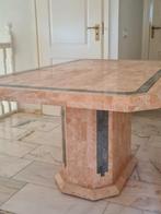 Unieke vintage tafel fossiele gesteente, Ophalen, Overige materialen, Gebruikt, Vintage