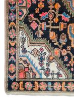 Handgeknoopt Perzisch wol Hamadan tapijt medallion 135x207cm, Crème, Gebruikt, 100 tot 150 cm, Onbekend