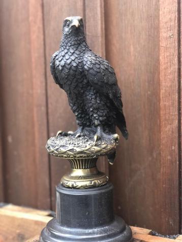 bronzen beeld eagle roofvogel adelaar  beschikbaar voor biedingen