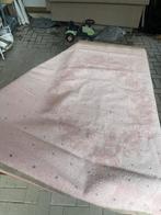Roze Kindertapijt met Sterren - 130x160cm, Huis en Inrichting, Stoffering | Tapijten en Kleden, Ophalen, Gebruikt, 100 tot 150 cm