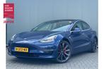 Tesla Model 3 BWJ 2020 Performance 463 PK AWD 75 kWh CAMERA, Blauw, Onderhoudsboekje, Te koop, 30 min