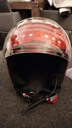 Splinternieuwe stijlvolle ECE gekeurde helm incl. Bluetooth, Fietsen en Brommers, Brommerhelmen, Nieuw, Ophalen of Verzenden