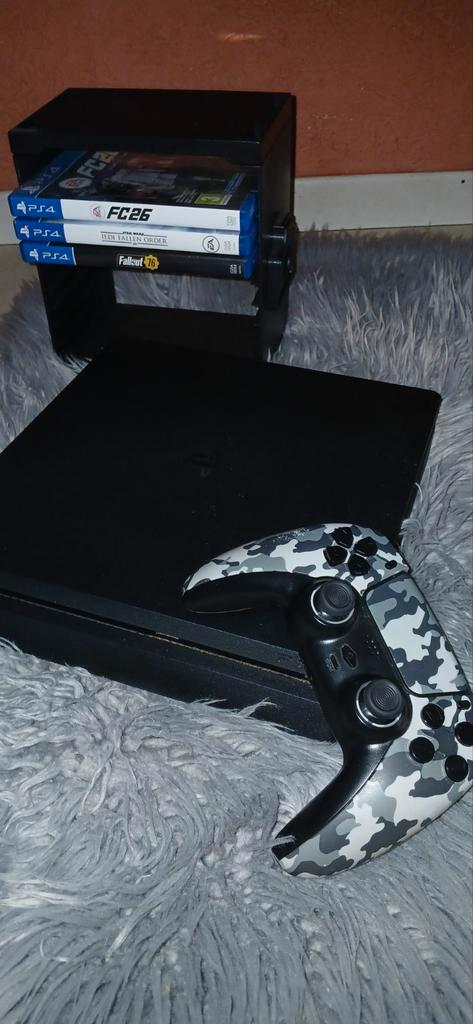 Playstation 4 met Samsung scherm en games fc26, Spelcomputers en Games, Spelcomputers | Sony PlayStation 4, Gebruikt, Original