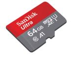 Sandisk micro SDHC / SDXC geheugenkaart Class 10 (64GB), SDXC, Nieuw, Ophalen of Verzenden, Fotocamera