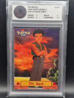 Brock 1999 topps Series 1 tv4 woetoe grading 8, Hobby en Vrije tijd, Verzamelkaartspellen | Pokémon, Verzenden, Zo goed als nieuw