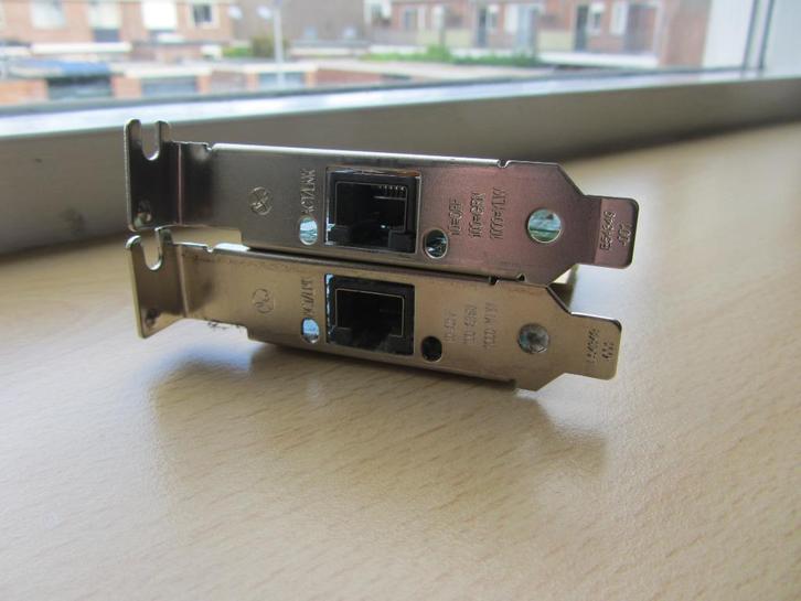 2x Intel PRO/1000 CT Single-Port RJ-45 1Gbps 10Base-T/100Bas, Computers en Software, Netwerkkaarten, Zo goed als nieuw, Intern