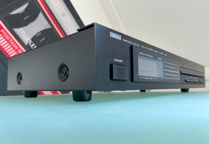 Yamaha TX-400 Natural Sound - AM/FM Stereo Tuner Zwart., Audio, Tv en Foto, Tuners, Gebruikt, Ophalen of Verzenden