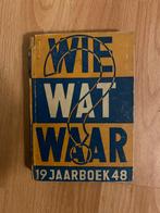 Wie Wat Waar Jaarboek 1948, Boeken, Catalogussen en Folders, Ophalen of Verzenden, Gelezen, Catalogus
