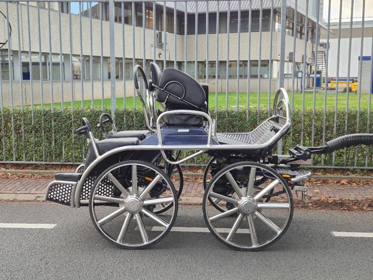 Glinkowski vierspan marathonwagen, Dieren en Toebehoren, Rijtuigen en Koetsen, Gebruikt, Paard
