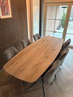 Eettafel 240x100 Deens ovaal, eiken / matrixpoot zwart, Huis en Inrichting, Tafels | Eettafels, Ophalen, 100 tot 150 cm, 200 cm of meer